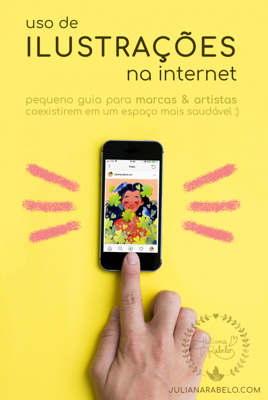 uso de ilustrações na internet - por Juliana Rabelo