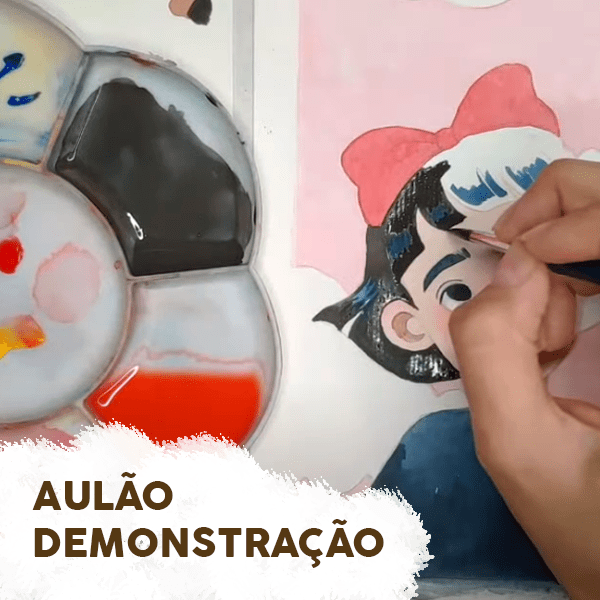 aulas gratuitas de aquarela - Juliana Rabelo